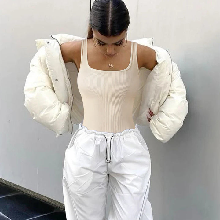Body modellante a righe