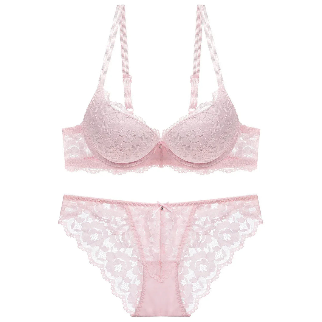 Set intimo in pizzo push-up