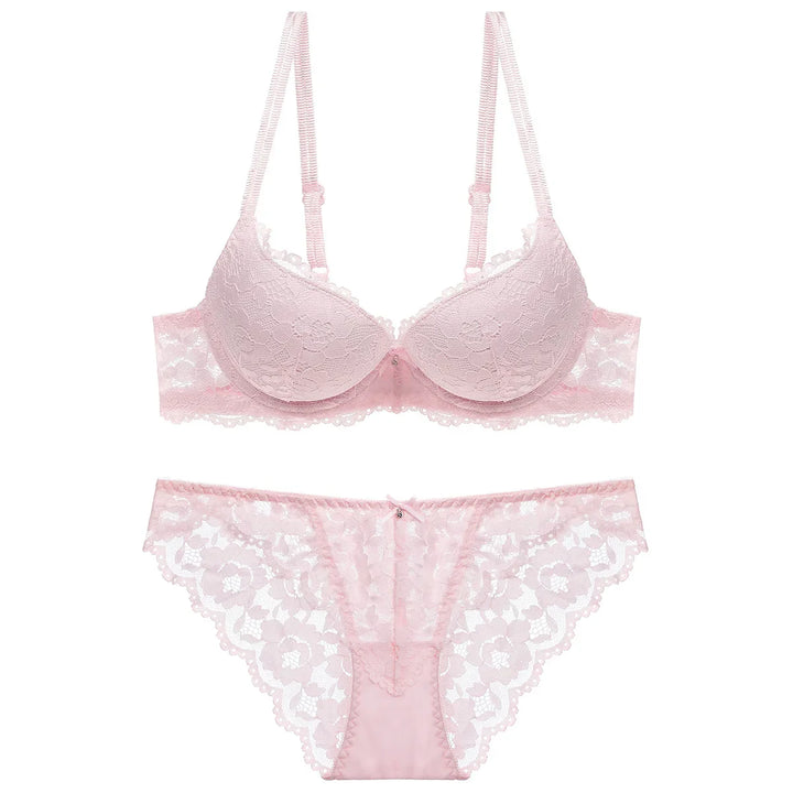 Set intimo in pizzo push-up
