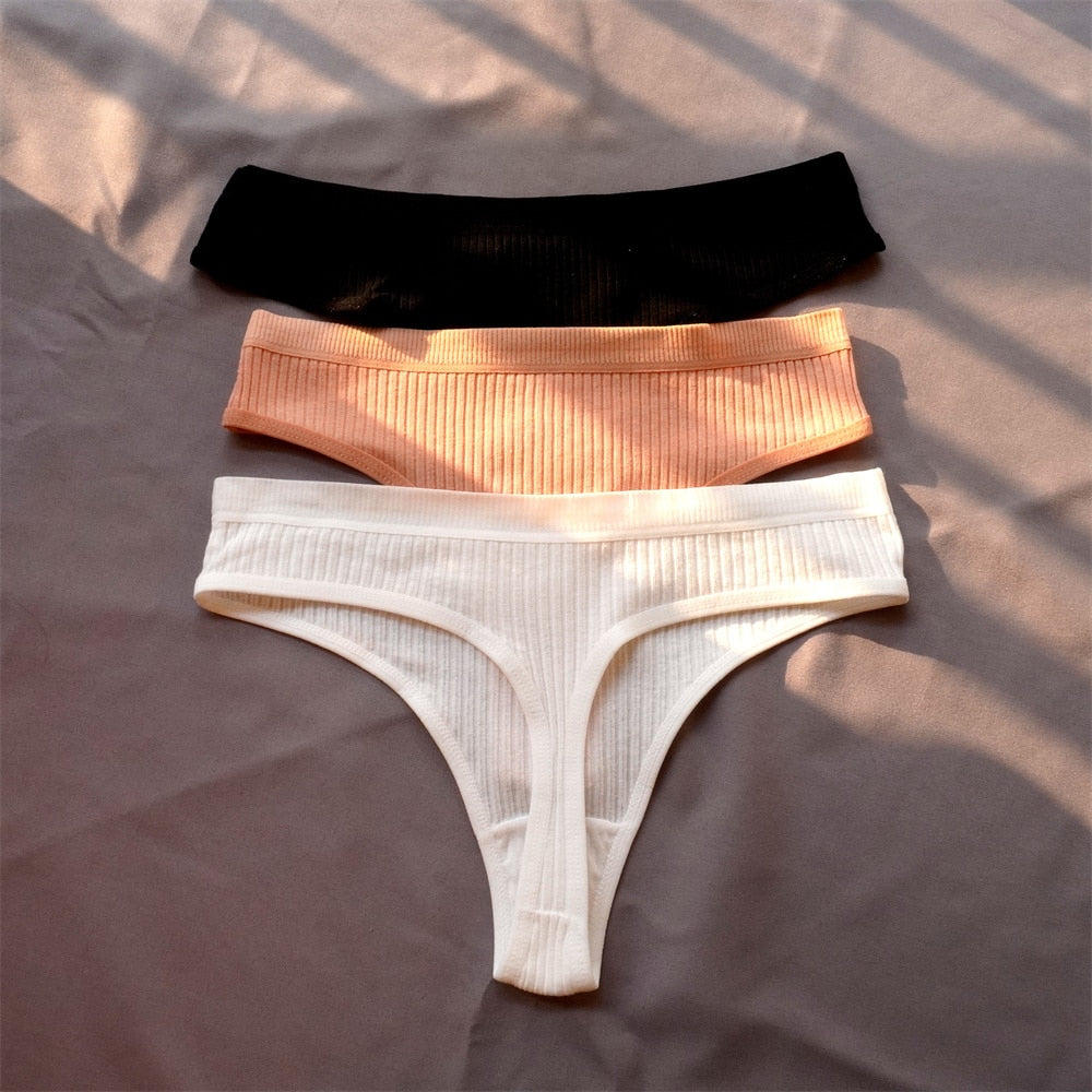 3-pack di mutandine in cotone