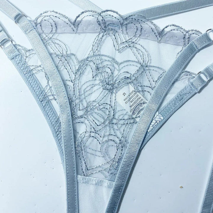 Set intimo in pizzo 3 pezzi