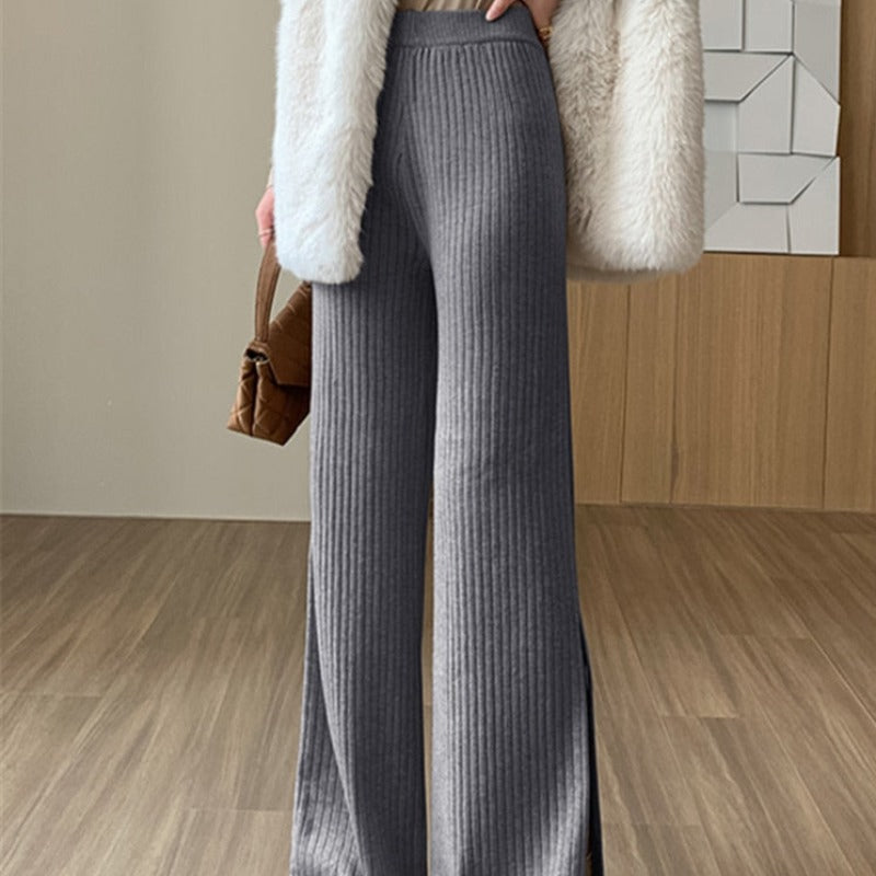 Pantaloni in tessuto con cutout alle gambe
