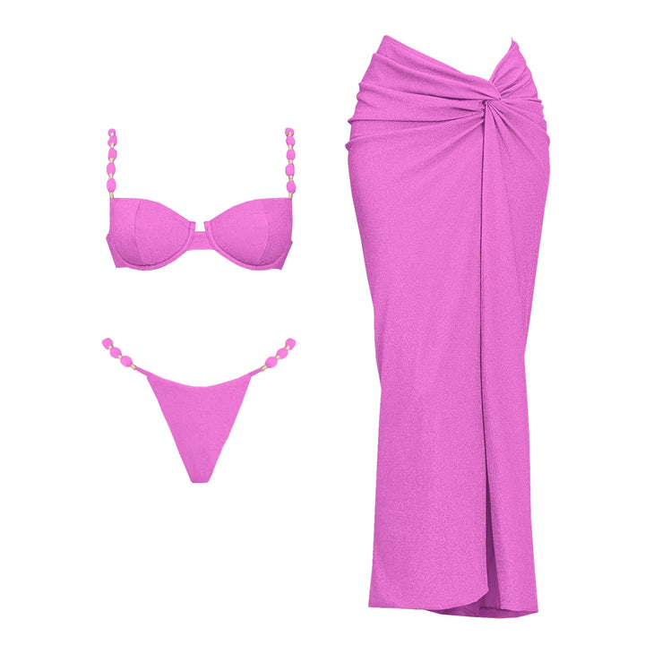 Set da spiaggia con bikini
