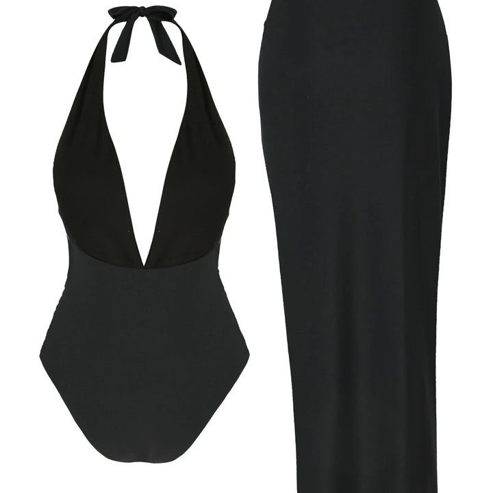 Set da spiaggia con gonna lunga e stella decorativa
