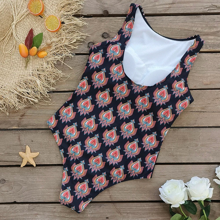 Costume da bagno intero con stampa
