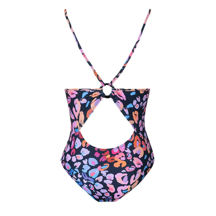 Costume da bagno intero con cut-out sulla schiena