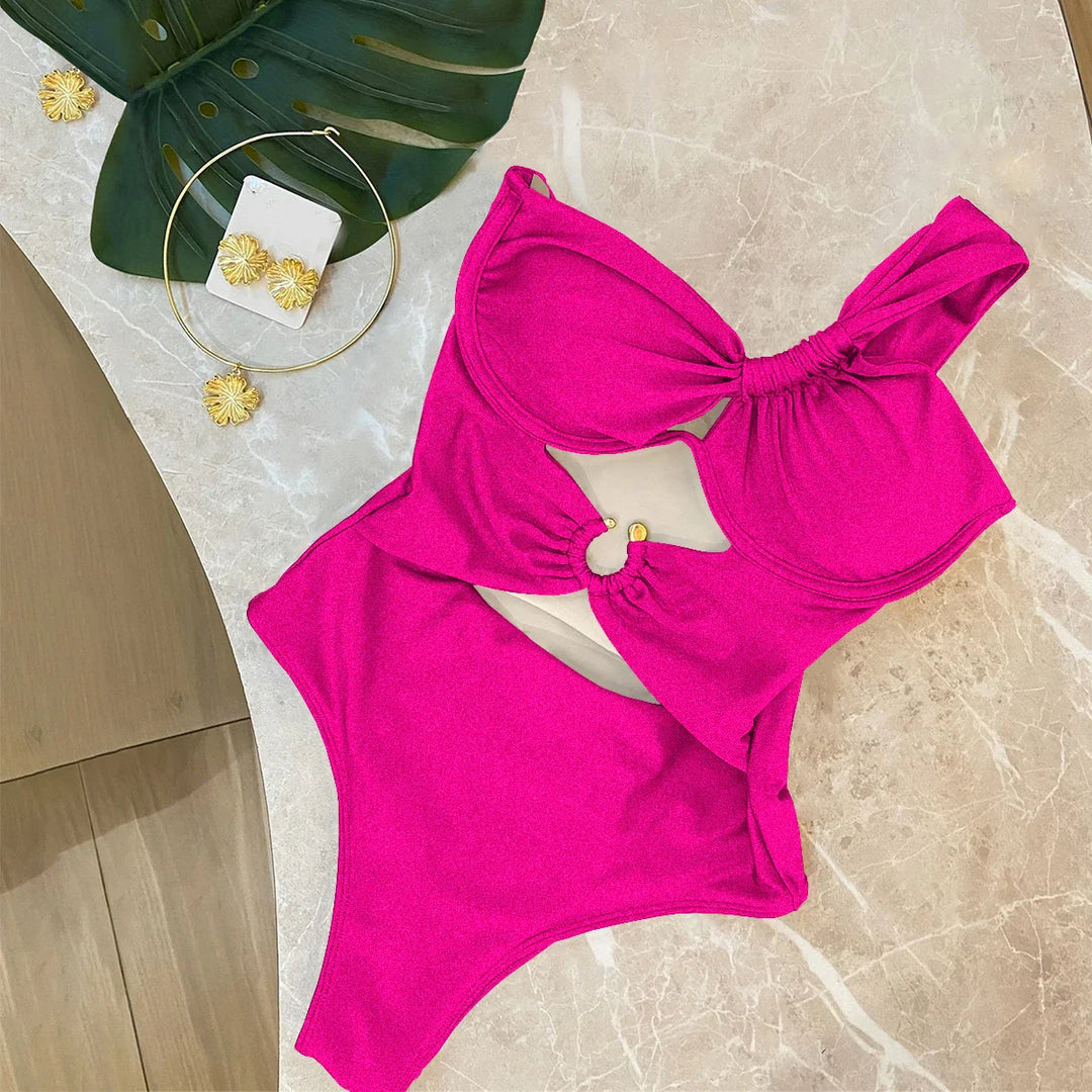 Costume da bagno monospalla