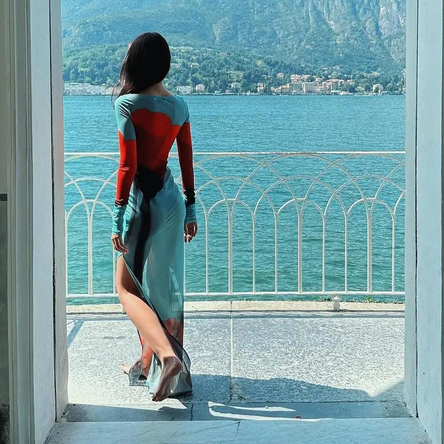 Vestito lungo da spiaggia