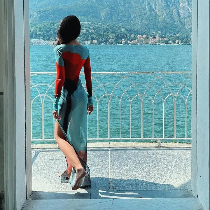 Vestito lungo da spiaggia