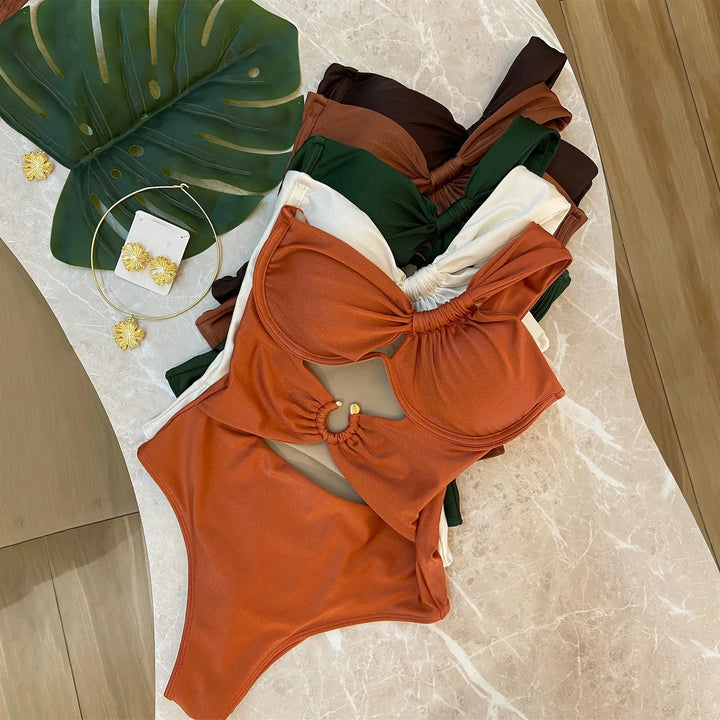 Costume da bagno monospalla