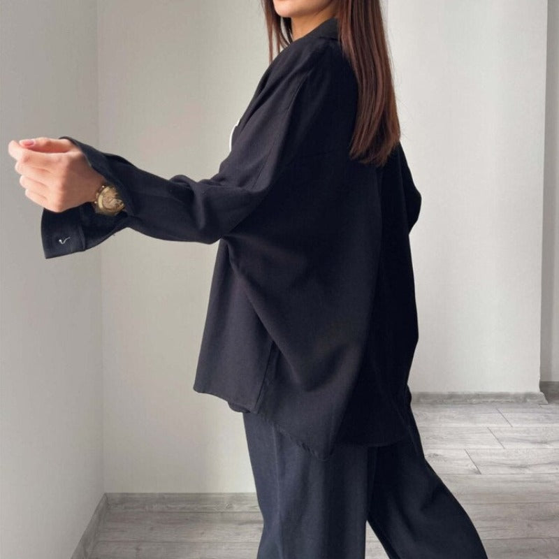 Completo abbigliamento da casa con camicia