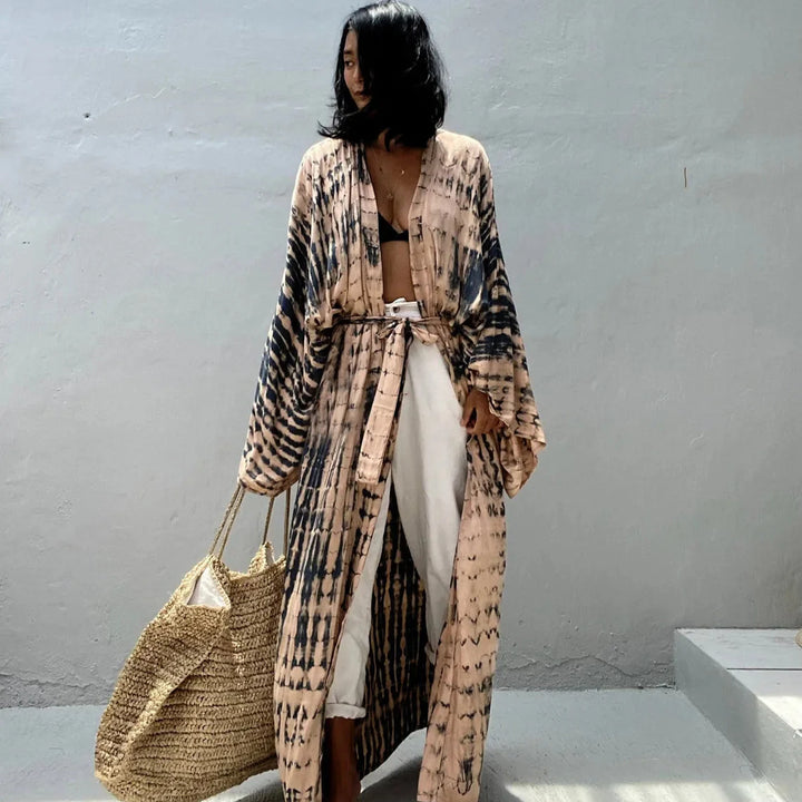 Kimono da spiaggia Tie Dye