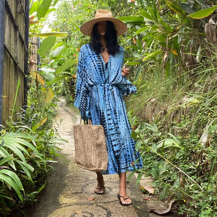 Kimono da spiaggia Tie Dye