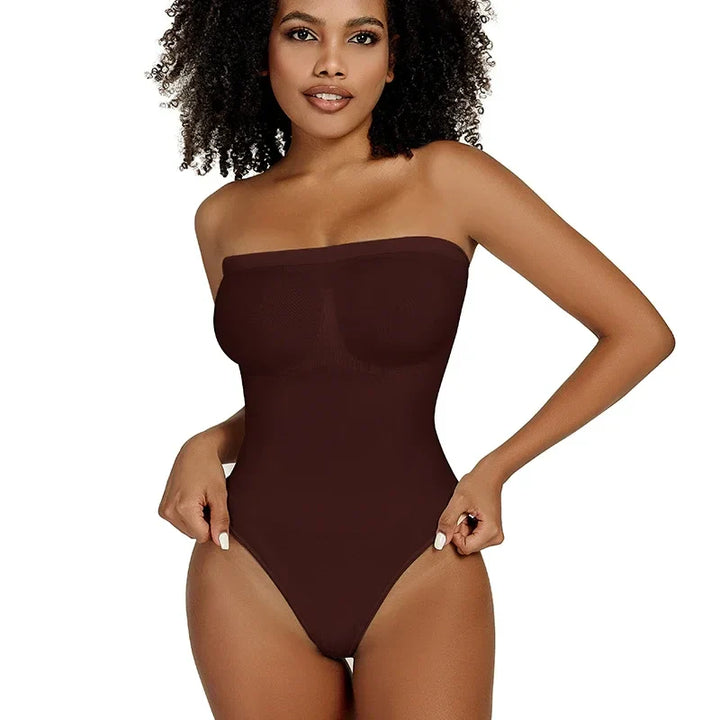 Body intimo modellante con spalline removibili
