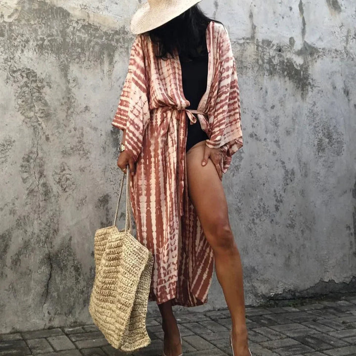Kimono da spiaggia Tie Dye