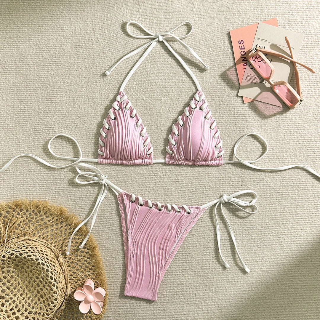 Costume da bagno 2 pezzi stile boho
