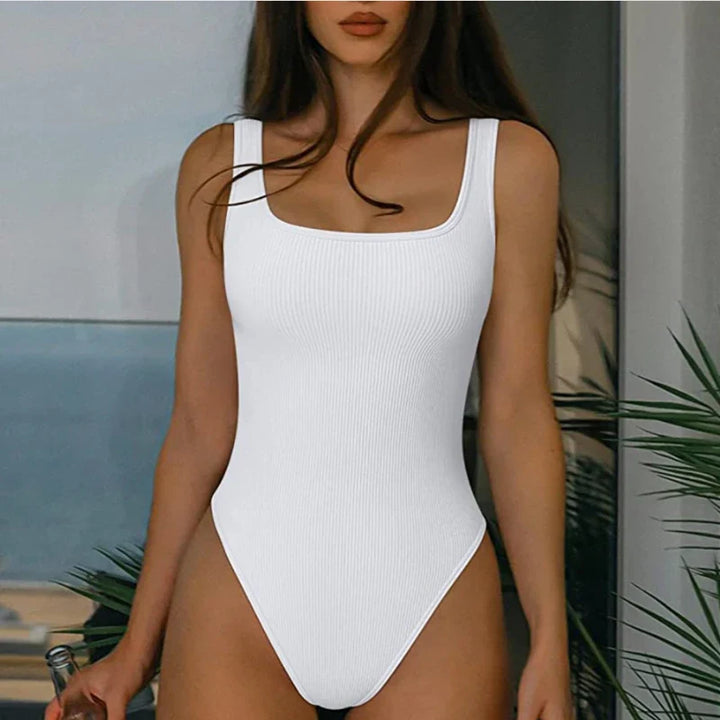 Body modellante a righe