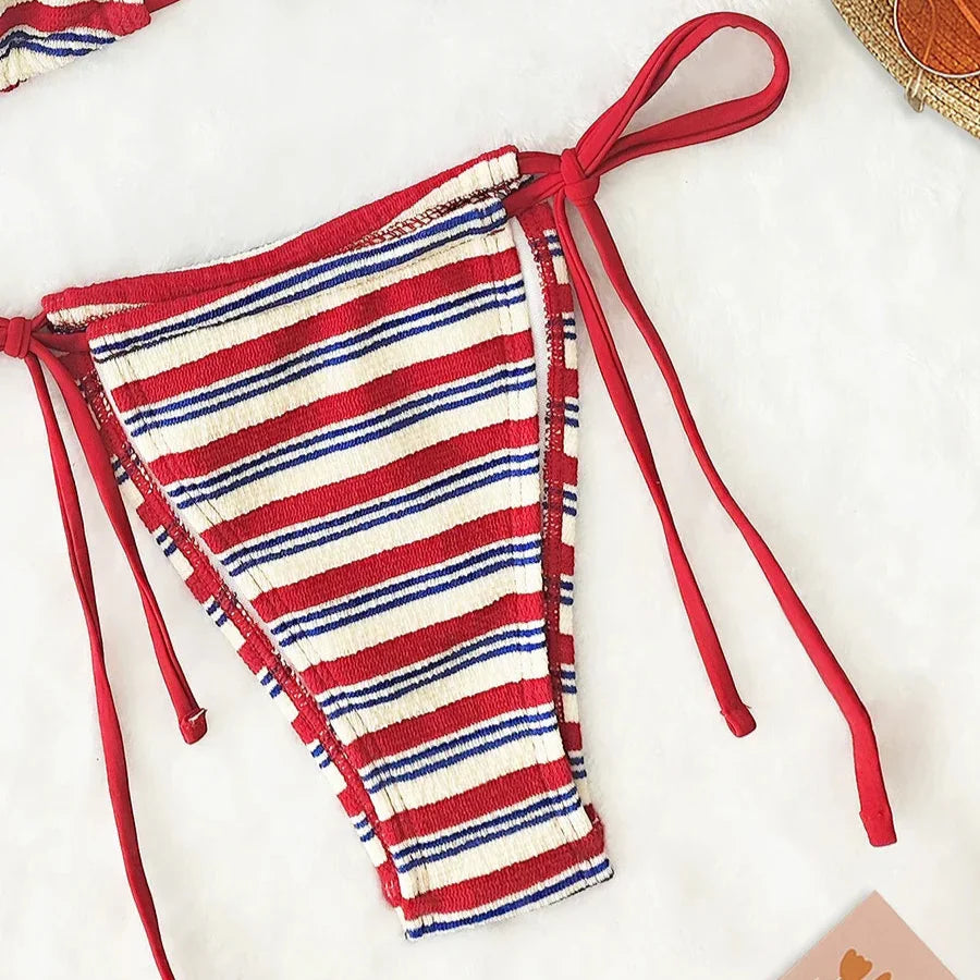 Costume da bagno 2 pezzi a righe