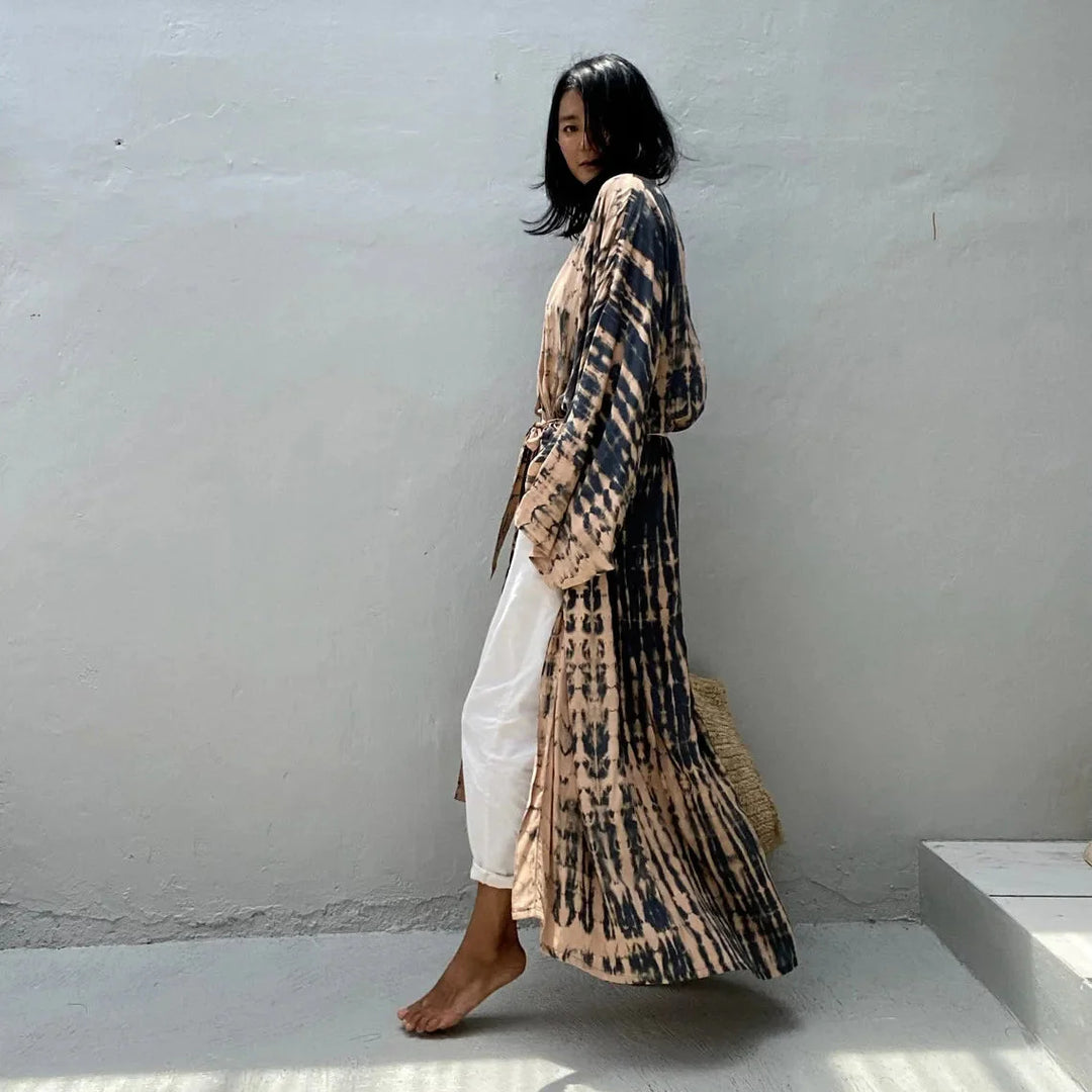 Kimono da spiaggia Tie Dye