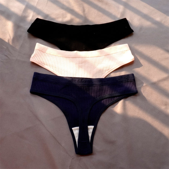 3-pack di mutandine in cotone