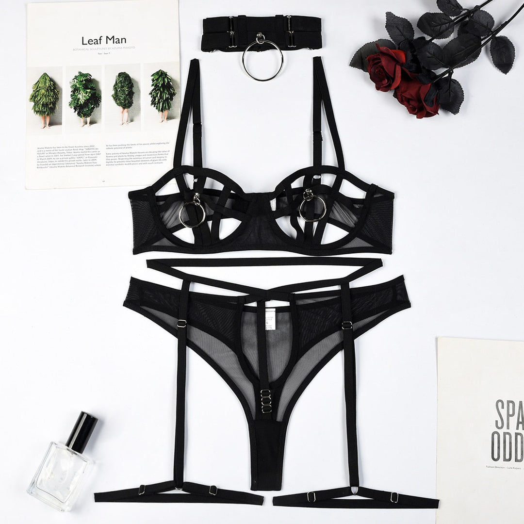 Set intimo con collarino