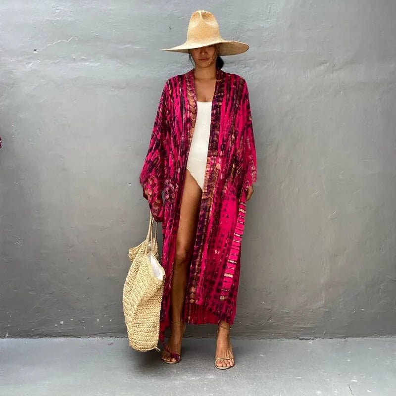 Kimono da spiaggia Tie Dye