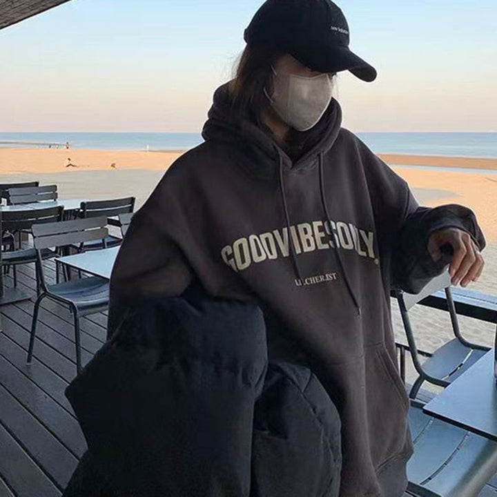 Felpa oversize con cappuccio