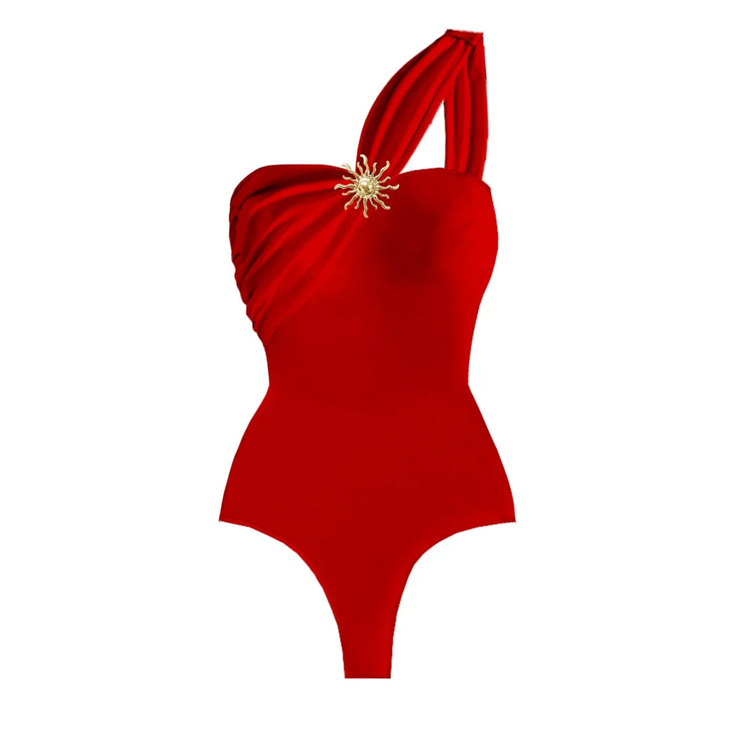 Set da spiaggia con sole decorativo
