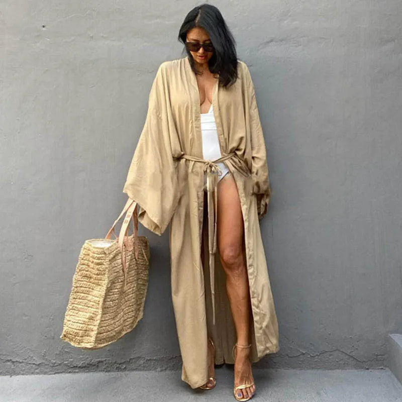 Kimono leggero con laccetti
