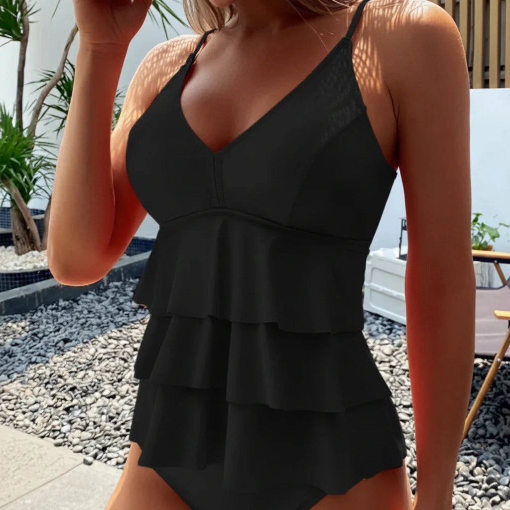 Costume da bagno intero con volant