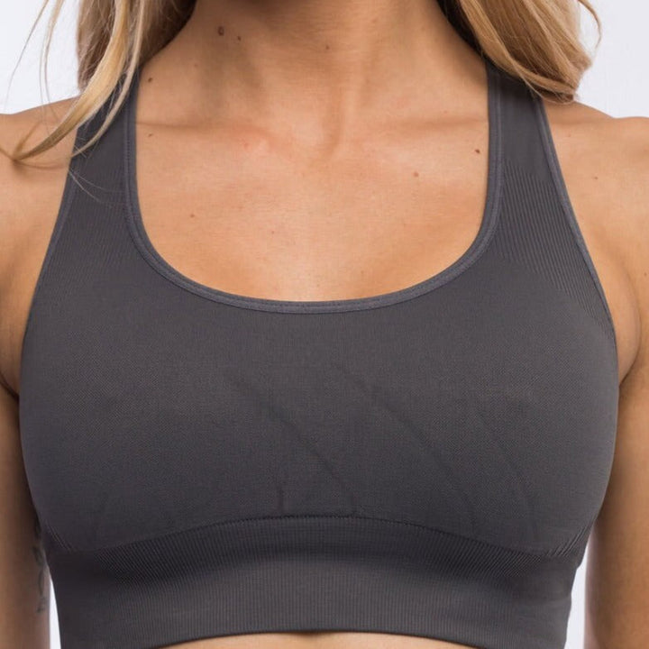 Reggiseno sportivo con schiena scoperta