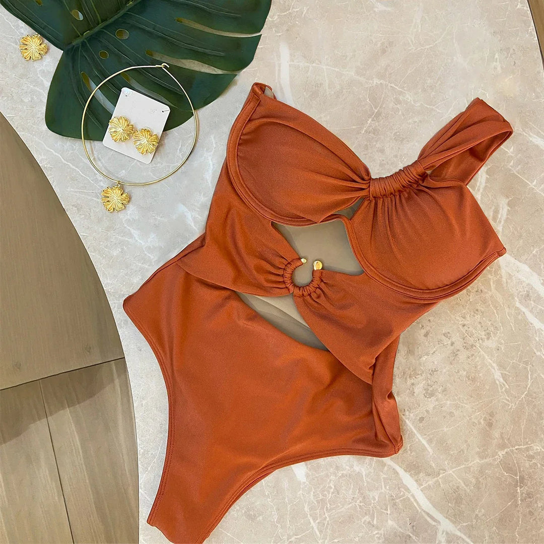Costume da bagno monospalla