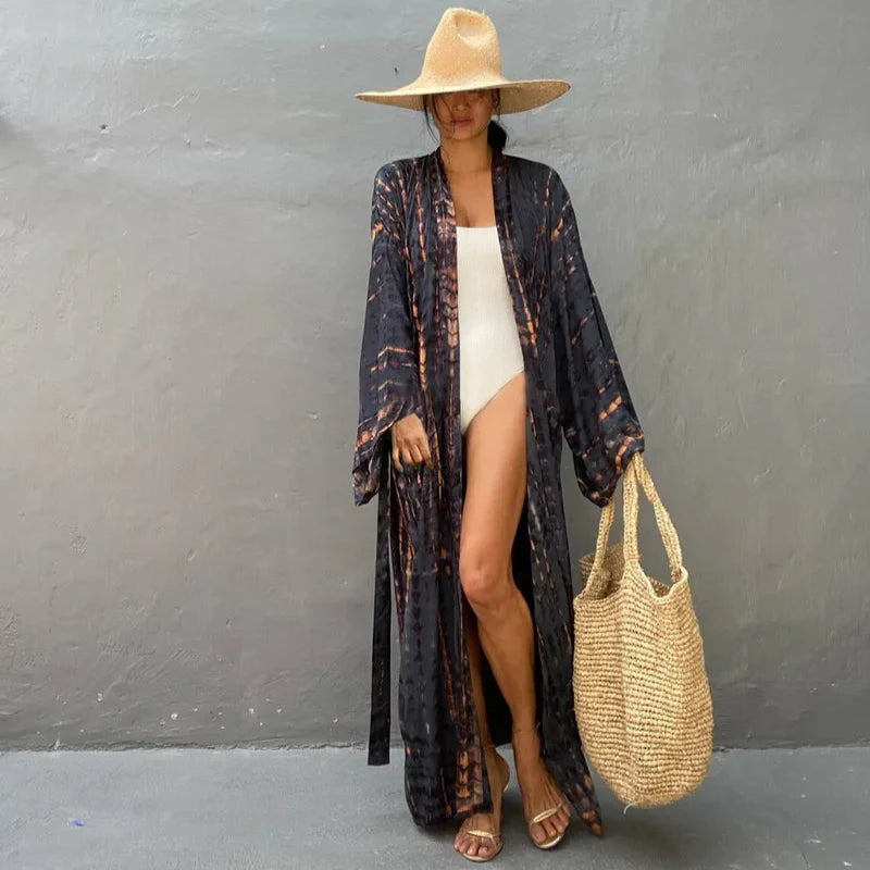 Kimono da spiaggia Tie Dye