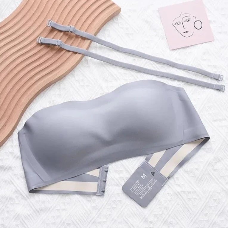 Reggiseno push up a tubo senza cuciture