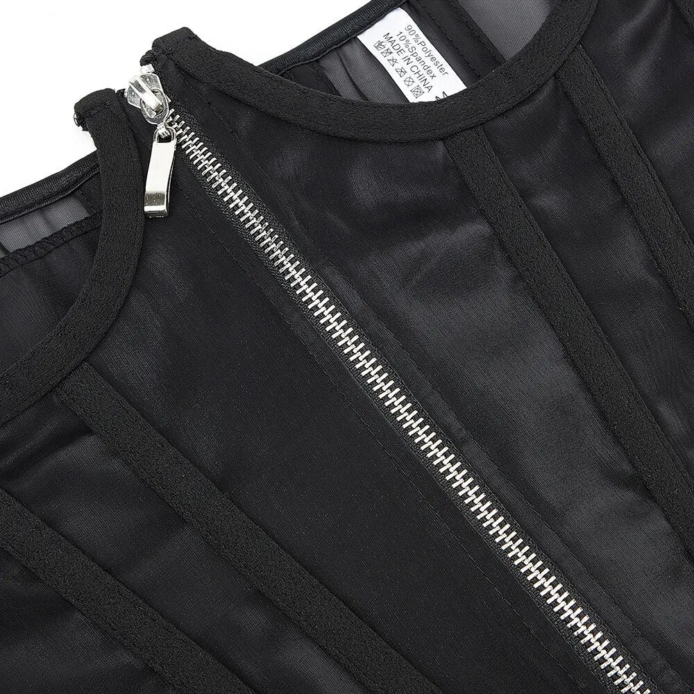 Corsetto in rete con zip