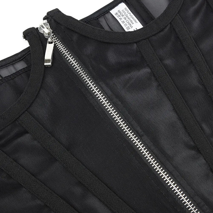 Corsetto in rete con zip