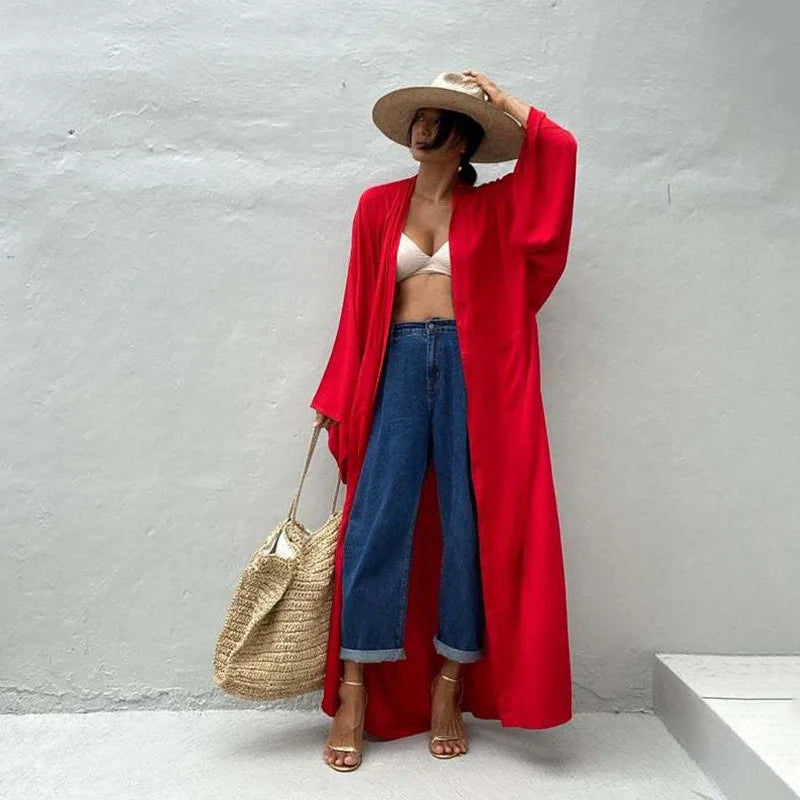 Kimono leggero con laccetti
