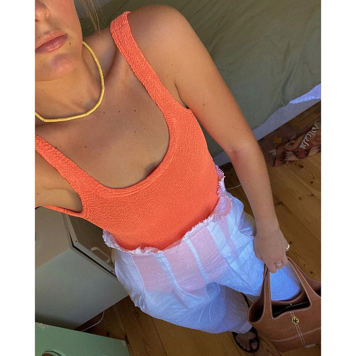 Costume da bagno intero a righe
