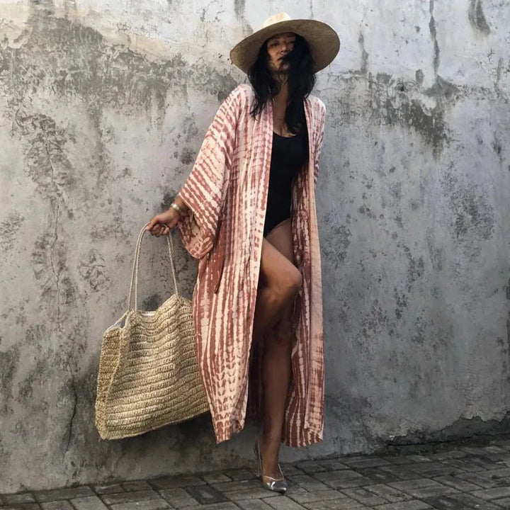 Kimono da spiaggia Tie Dye