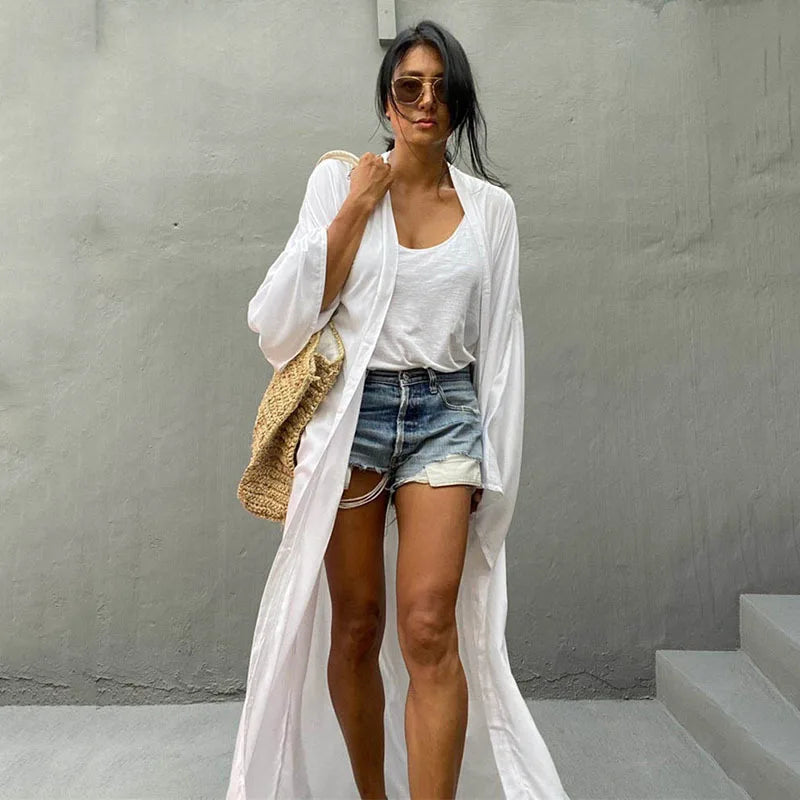 Kimono leggero con laccetti
