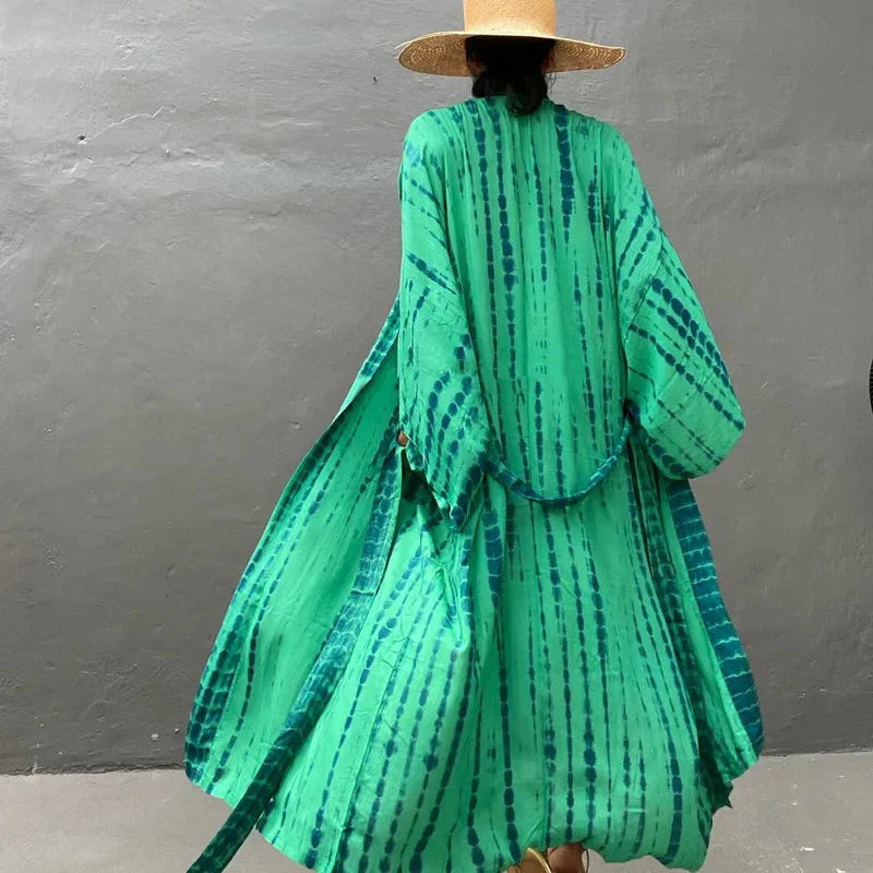 Kimono da spiaggia Tie Dye