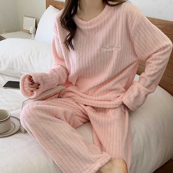 Set abbigliamento casa in pile