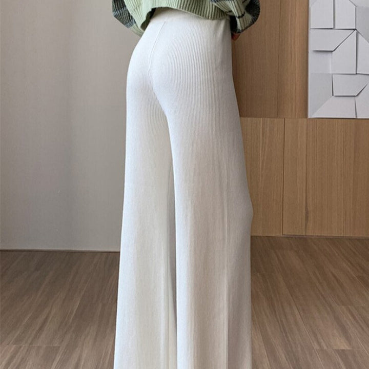 Pantaloni maglia ampi con laccio di chiusura