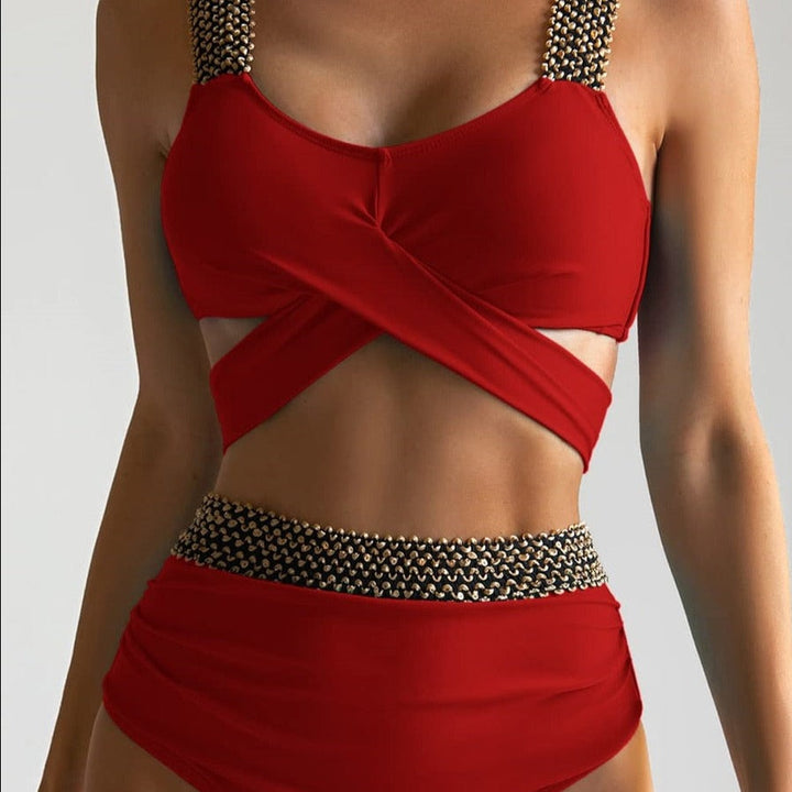 Costume da bagno 2 pezzi vita alta