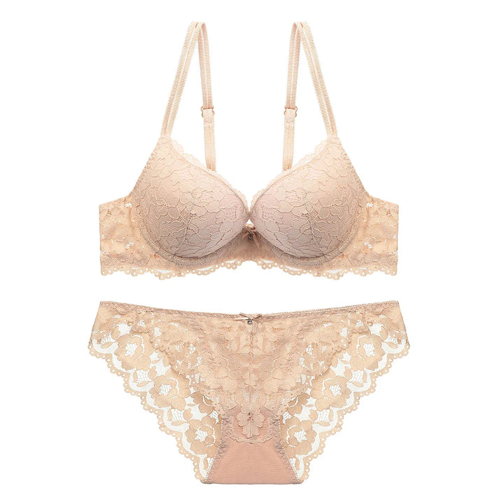 Set intimo in pizzo push-up