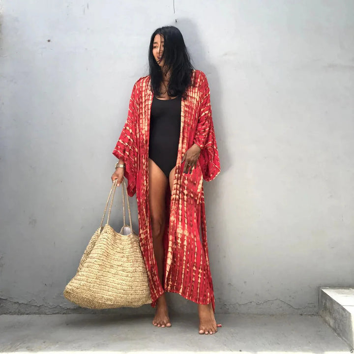 Kimono da spiaggia Tie Dye
