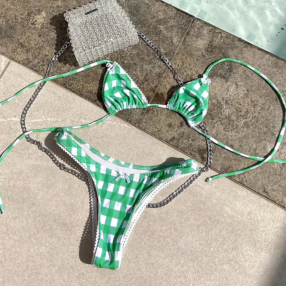 Bikini con laccetti