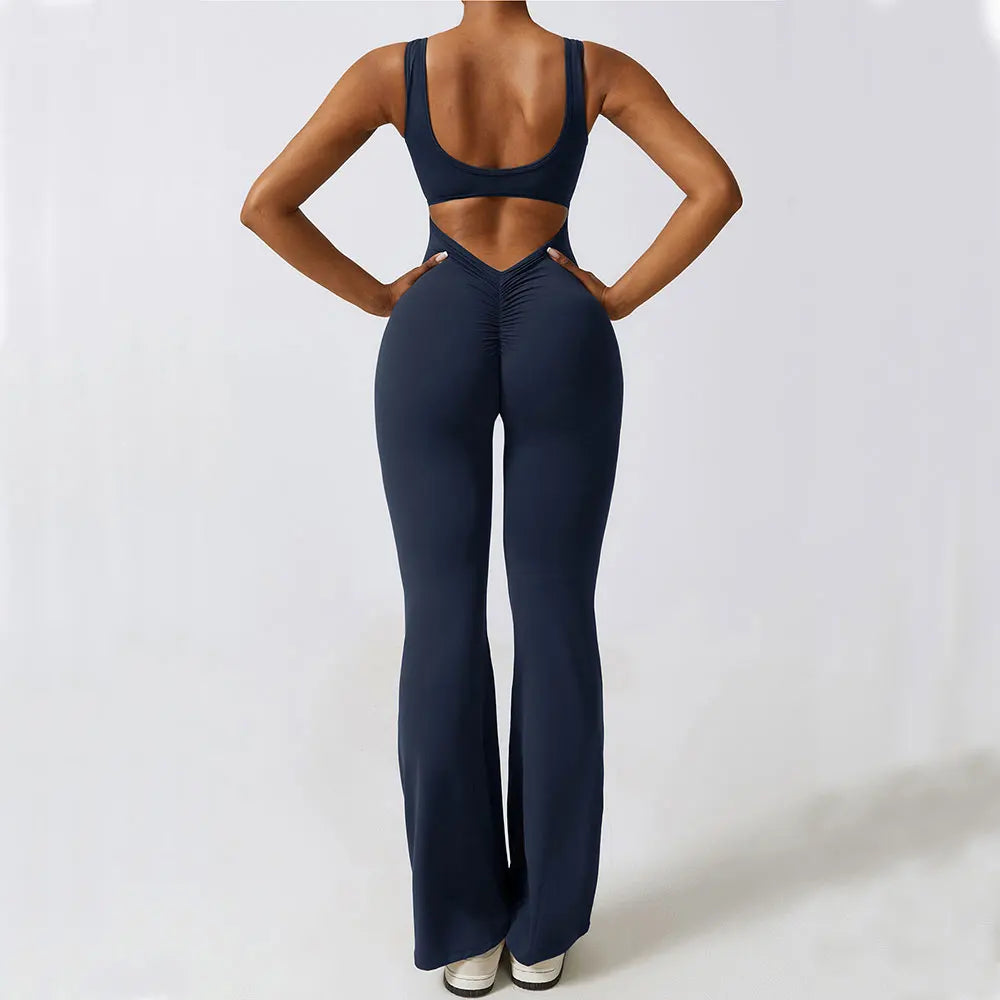 Tuta sportiva con effetto push-up