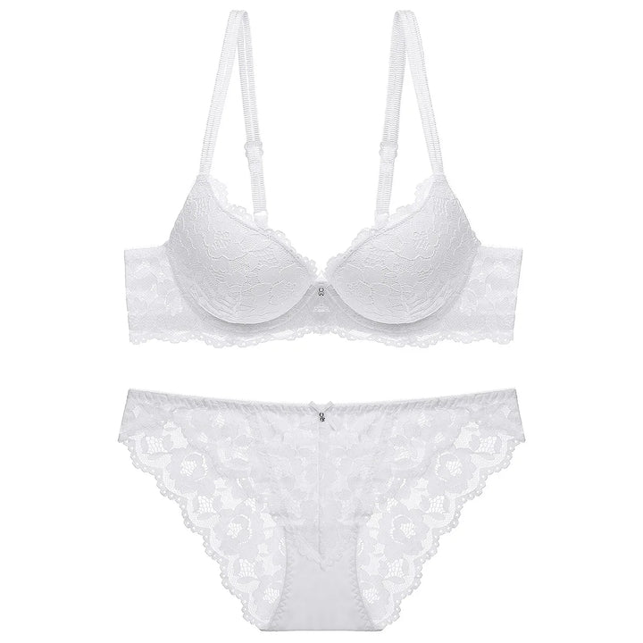 Set intimo in pizzo push-up