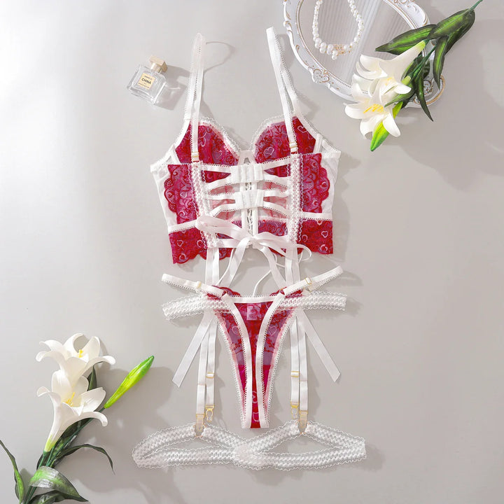 Completo intimo con corsetto